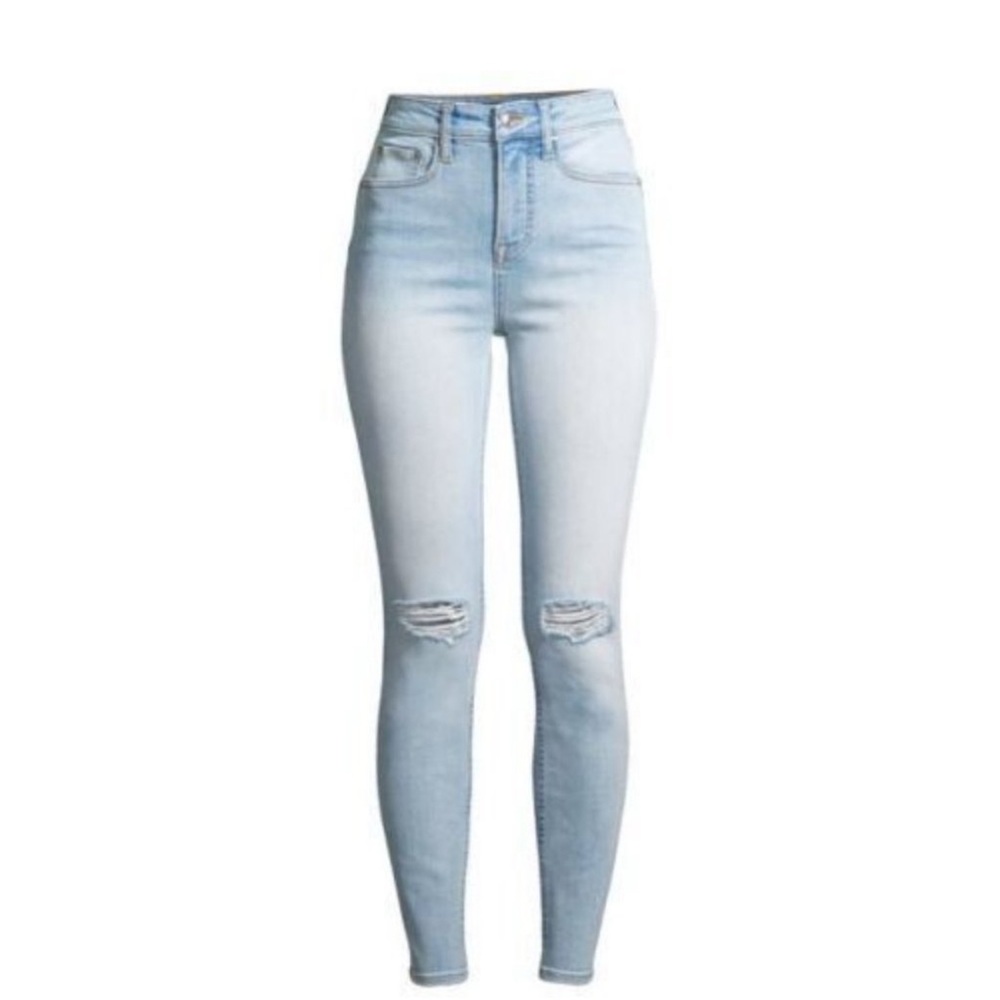 FREE ASSEMBLY THE HIGH RISE SKINNY LIGHT DENIM WOMEN'S JEAN SIZE 14
